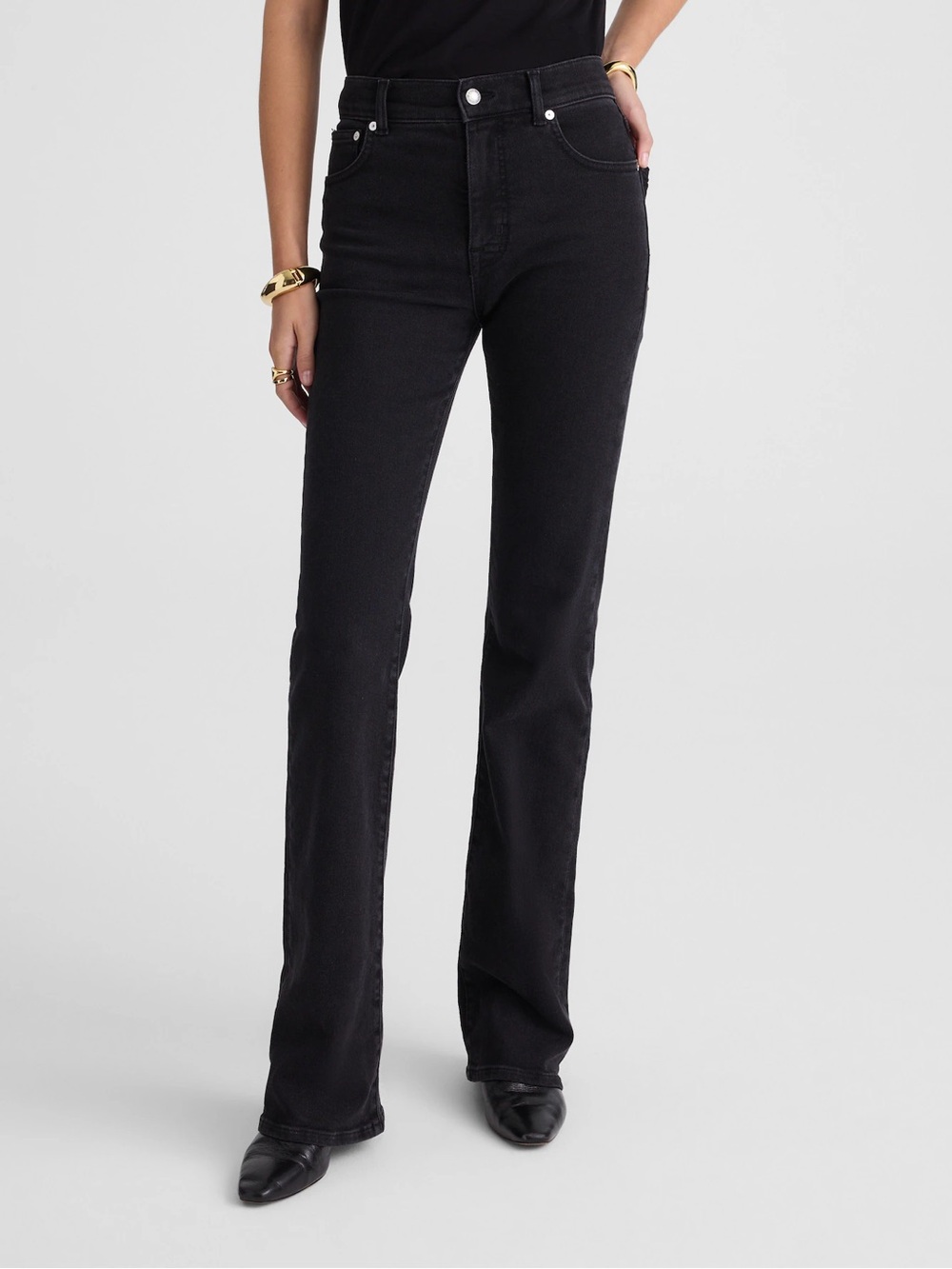 Ralph Lauren Black Straight-Leg Women's Jeans size 14